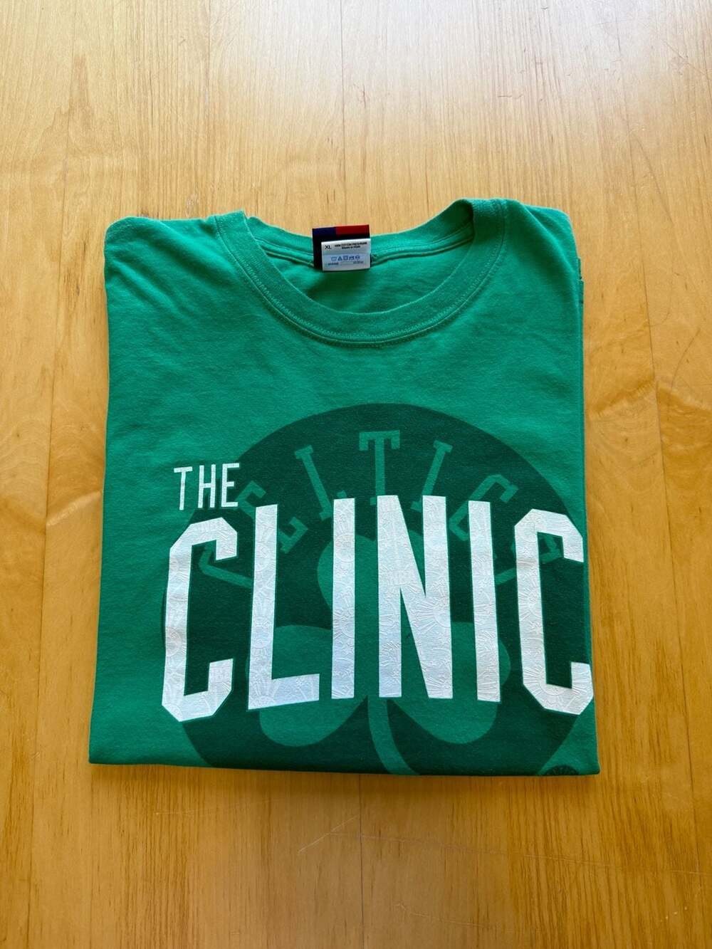 Majestic Boston Celtics Rajon Rondo The Clinic T-Shirt Size XL Green